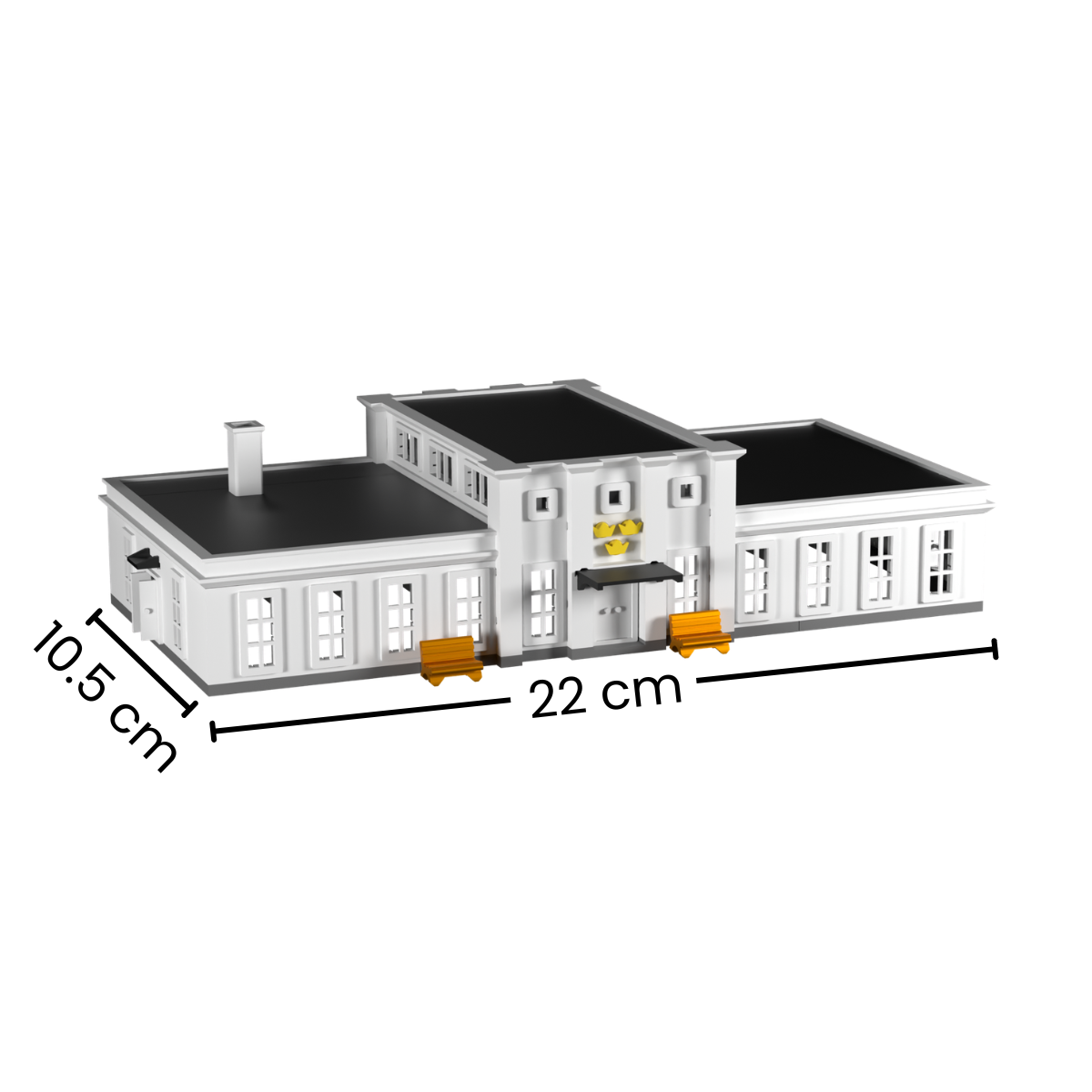 Grimeton Sändarsal Byggsats (Skala 1:200) – Set 10373 | MAKEX