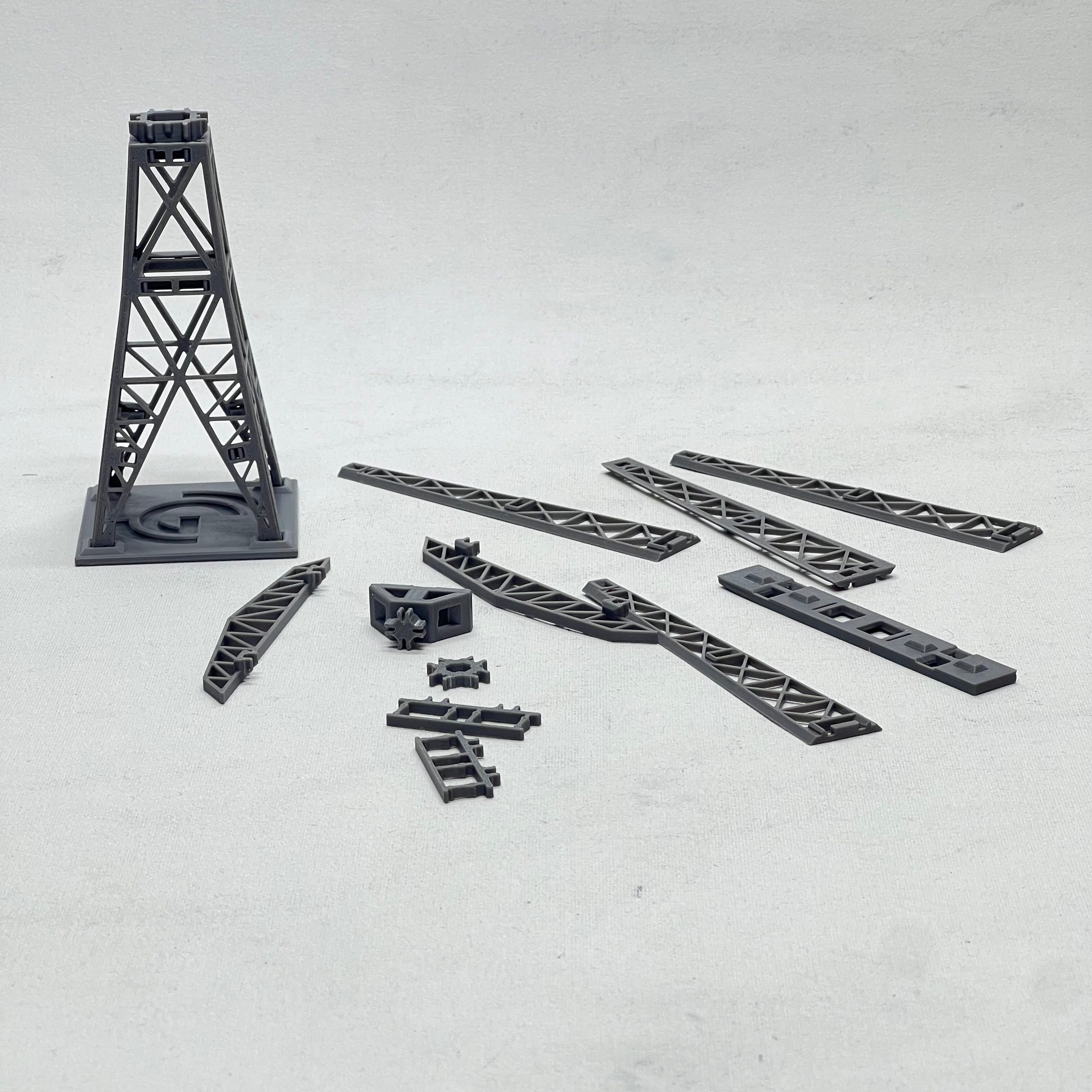 MAKEX World Heritage Grimeton Radiotorn – Klickbar Byggsats Skala 1:500 – Present för Teknikälskare 14+ år – Set 10371
