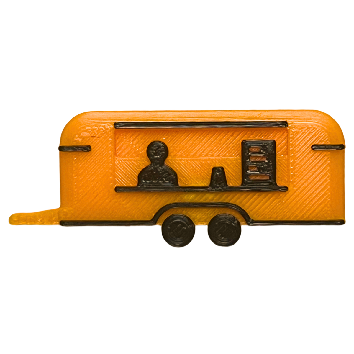 Fridge magnet - Grimeton food truck, detailed