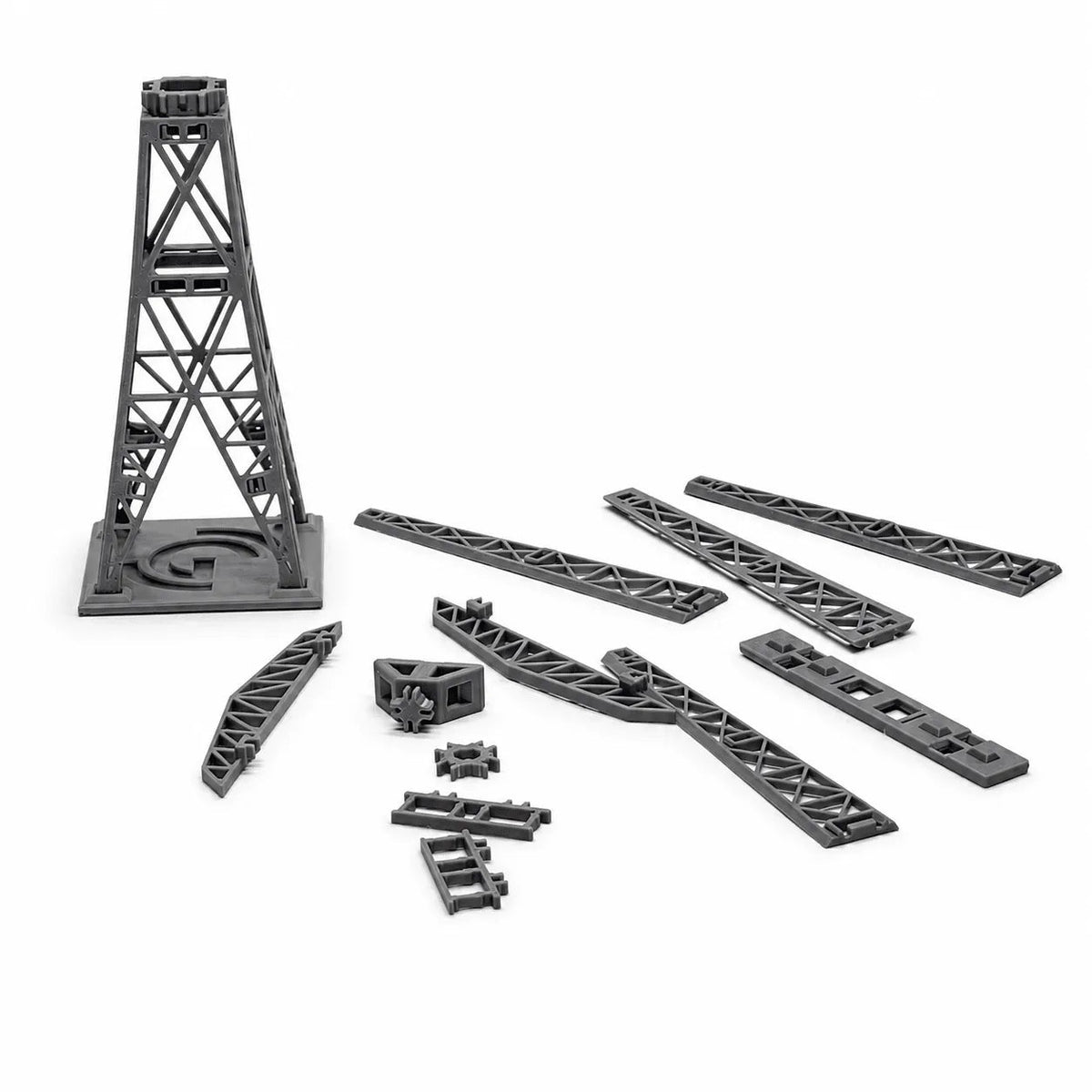 MAKEX Grimeton Radiostation radiotorn, Byggsats 22 delar, 25 cm | SET 10371 - Makex AB