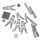MAKEX Grimeton Radiostation radiotorn, Byggsats 22 delar, 25 cm | SET 10371 - Makex AB