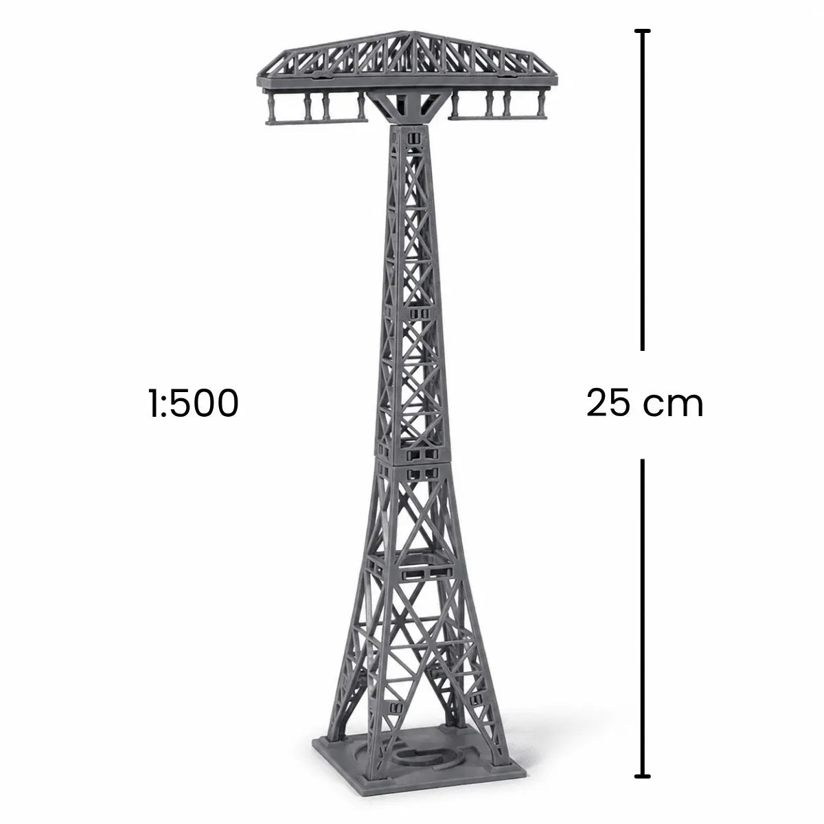 MAKEX Grimeton Radiostation radiotorn, Byggsats 22 delar, 25 cm | SET 10371 - Makex AB