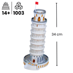 MAKEX Lutande tornet i Pisa - Byggsats 1003 delar, 34 cm | Set 10375 - Makex AB