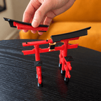 MAKEX Torii gate, japansk port - Byggsats 124 delar, 14,8 cm | Set 10376 - Makex AB
