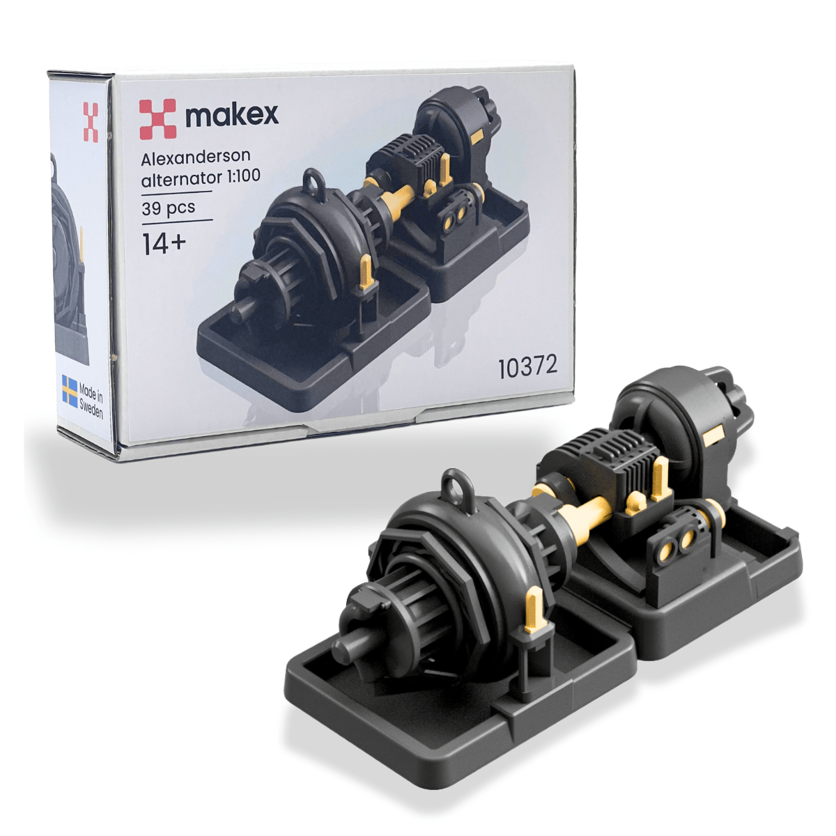 MAKEX World Heritage Grimeton Alexanderson alternator – Klickbar Byggsats Skala 1:100 – 14+ år – Set 10372 - Makex AB