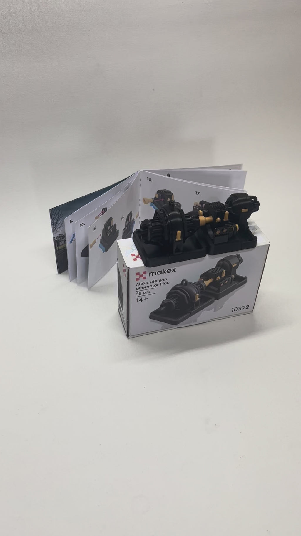 Alexanderson alternator byggsats 39 delar | Set 10372