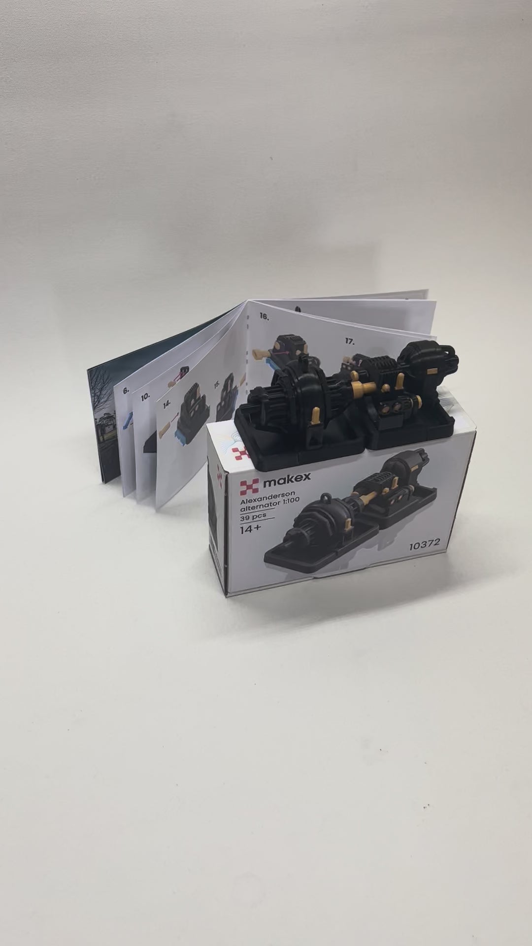 Alexanderson alternator byggsats 39 delar | Set 10372